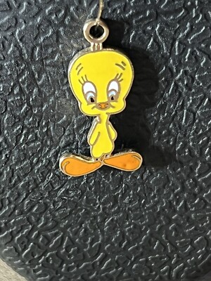 Vintage Tweety Bird Charm for Braclet necklace keychain Warner