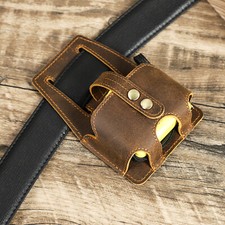 Hochwertige Leder Rollbandmaß Halterung 5m Gürteltasche Werkzeug für Bau