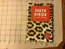 1965 AFRIQUE DU SUD pour le visiteur - Livre de tourisme : 120pgs, carte