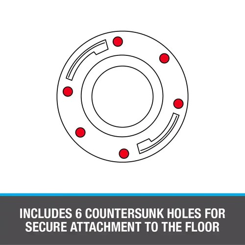 Oatey 1/4 in. Stainless Steel Toilet Flange Replacement Ring - Picture 4 of 6
