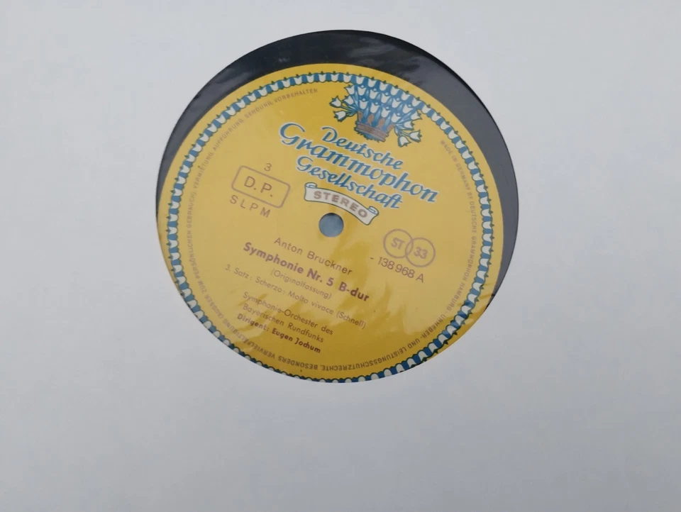 DG 138 967/68 Bruckner SymphonyNo5 Bayerischen Rundfunks Eugen Jochum DBL LP NM# - Image 2 of 4