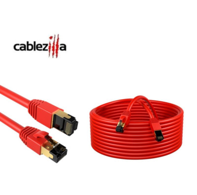 CAT8 SFTP Ethernet Patch Cord 40Gbps Super Speed Cable LAN Wire 0.5FT-75 FT LOT