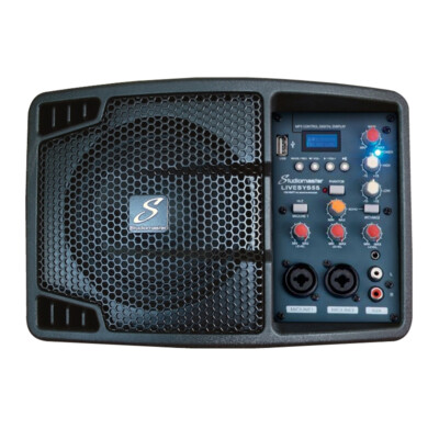 Studiomaster LIVESYS5S Monitor Lautsprecher PA 150W Bluetooth Mediaplayer Band Musik