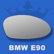 BMW 3 Series wing door mirror glass 2005-2008 Right Driver side Spherical