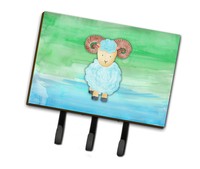 Caroline's Treasures Ram Sheep Watercolor Leash Or Key Holder on sale Caroline's Treasures Ram Sheep Watercolor Leash Or Key Holder on sale