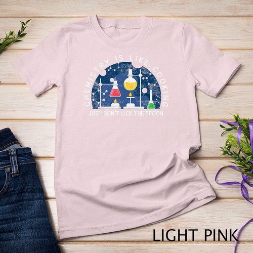 Funny Chemist Gifts Chemistry Is Like Cooking Science Nerd Unisex T-shirt - Picture 7 of 15