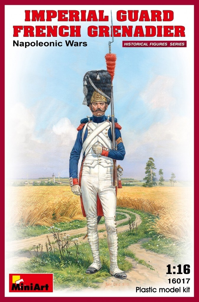 MINIART 16017 1:16 Imperial Guard French Grenadier, Napoleonic Wars