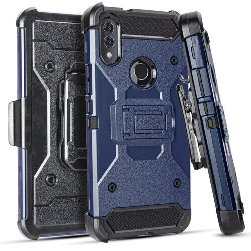 For Alcatel 3V A3V / TCL 5032W (2019) Tactical Clip + Hybrid Case Phone Cover - Photo 2 sur 4