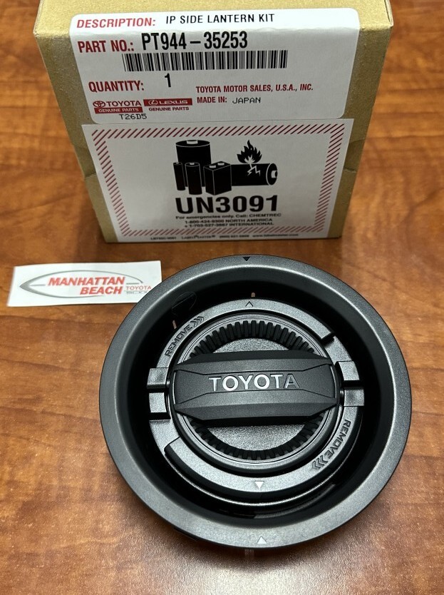 2024 + Tacoma & 2025 + 4Runner Dash Side Storage LED Lantern