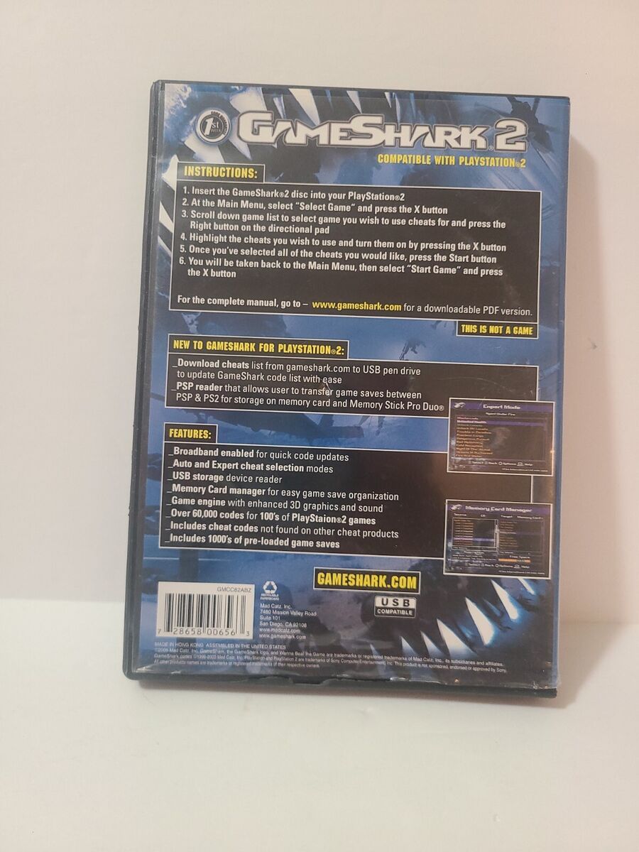 GameShark 2 (Sony PlayStation 2) for sale online