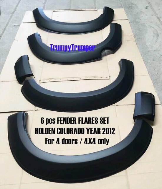 K CHEVROLET CHEVY COLORADO MY12 HOLDEN FENDER FLARES FLARE WHEEL ARCH 20122016 eBay
