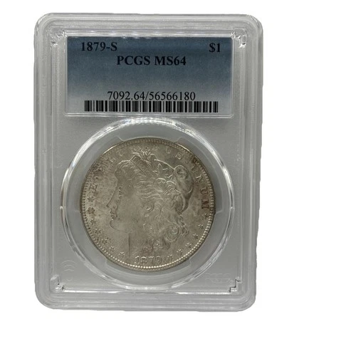 1879-S PCGS MS-64 Brilliant Lustrous Morgan Silver Dollar