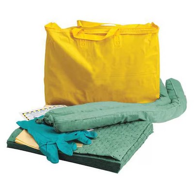 Condor 35Zr85 Spill Kit, 5 Gal Volume Absorbed Per Kit, 5 Gal Capacity, Bag,