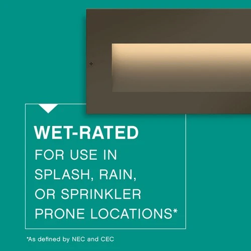 Hinkley Lighting 1565 Taper 12v 2.5w 8"W LED Step Light - White - Picture 5 of 5