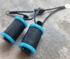 1.25" 8-32 Tattoo Machine Parts Coils 8 Wrap Turquoise washers Black covers wire