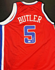CARON BUTLER SIGNED #5 RED CUSTOM JERSEY - Size XL (Beckett) Los Angeles Clipper — photo 1