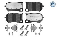 Bremsbelagsatz, Scheibenbremse MEYLE-PD: Advanced Performance A 025 263 0618/PD