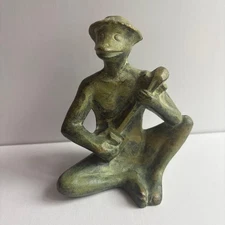 Yokai Kappa Metal Statue 4.9 inch tall Japanese Metalwork Figurine