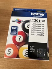 New Genuine Brother LC201 Black Ink Cartridges MFC-J460DW