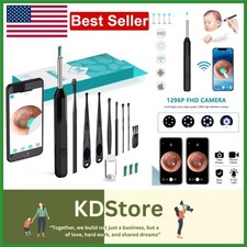 High-Definition Ear Wax Removal Kit with 1080P Camera  LED Lights