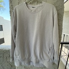 Womens L Oversized Nike Dri Fit Get Fit Sweatshirt Jumper Crewneck Pullover Knit