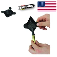 Reloading Funnel Pan for Accurate Powder Dispensing Black Plastic Universal Fit
