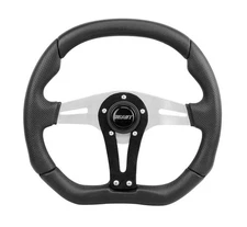 Grant Products 490 Steering Wheel Performance Series Alum/Clear Polyurethane/Gra