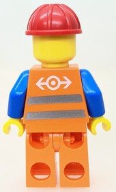 LEGO&reg; Train City Railway Worker Railway Employee Set 7898 Cargo Train Deluxe trn130