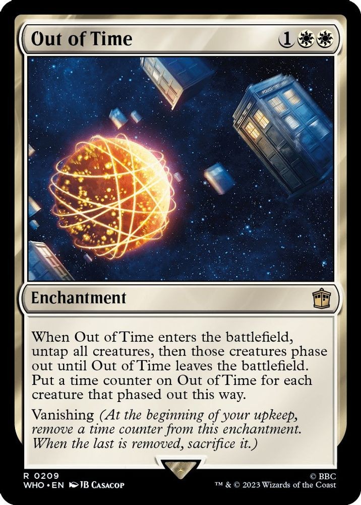 2023 Magic: The Gathering: WHO - Out of Time (#209, R, Near Mint)