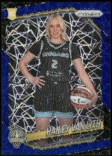 2025 Panini Prizm WNBA #139 Hailey Van Lith Blue Velocity Prizms