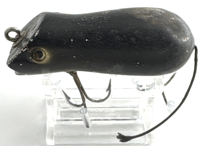 2 Vintage Shakespeare Genuine Swimming Mouse Fishing Lure Wooden