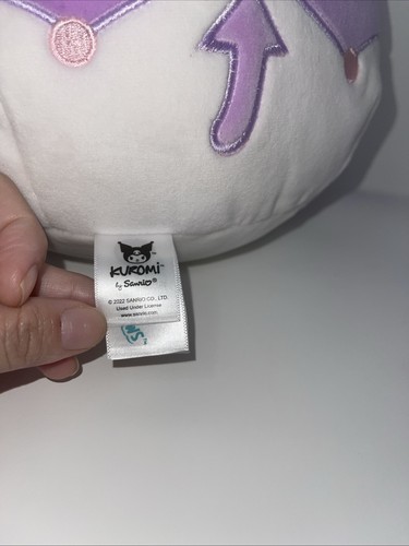 Sanrio Kuromi Lavendel Squishmallows 12 Zoll Plüsch rosa Totenkopf Blume Hello Kitty - Bild 5 von 9