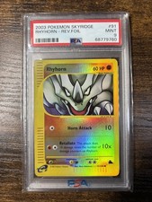 Rhyhorn 91/144 skyridge reverse holo PSA POP 62 on eBay