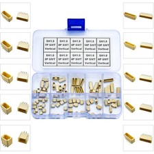 JST Connector Kit SH1.0 SMT Header Jst 1mm Pitch IC Socket Plugs Adapter JST-...