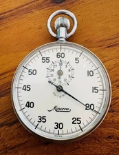 MINERVA VINTAGE SWISS STOP WATCH CIRCA 1968 RUNNING