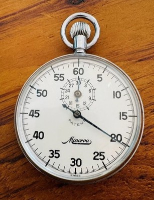 MINERVA VINTAGE SWISS STOP WATCH CIRCA 1968 RUNNING | eBay