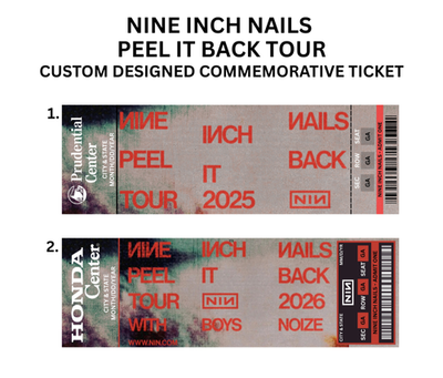 Nine Inch Nails (NIN) Peel It Back Tour Custom Design
