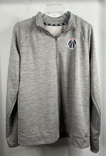 Nike Dri-Fit Washington Wizards NBA 1/4 Zip Pullover Men’s Size Large - Picture 1 of 3