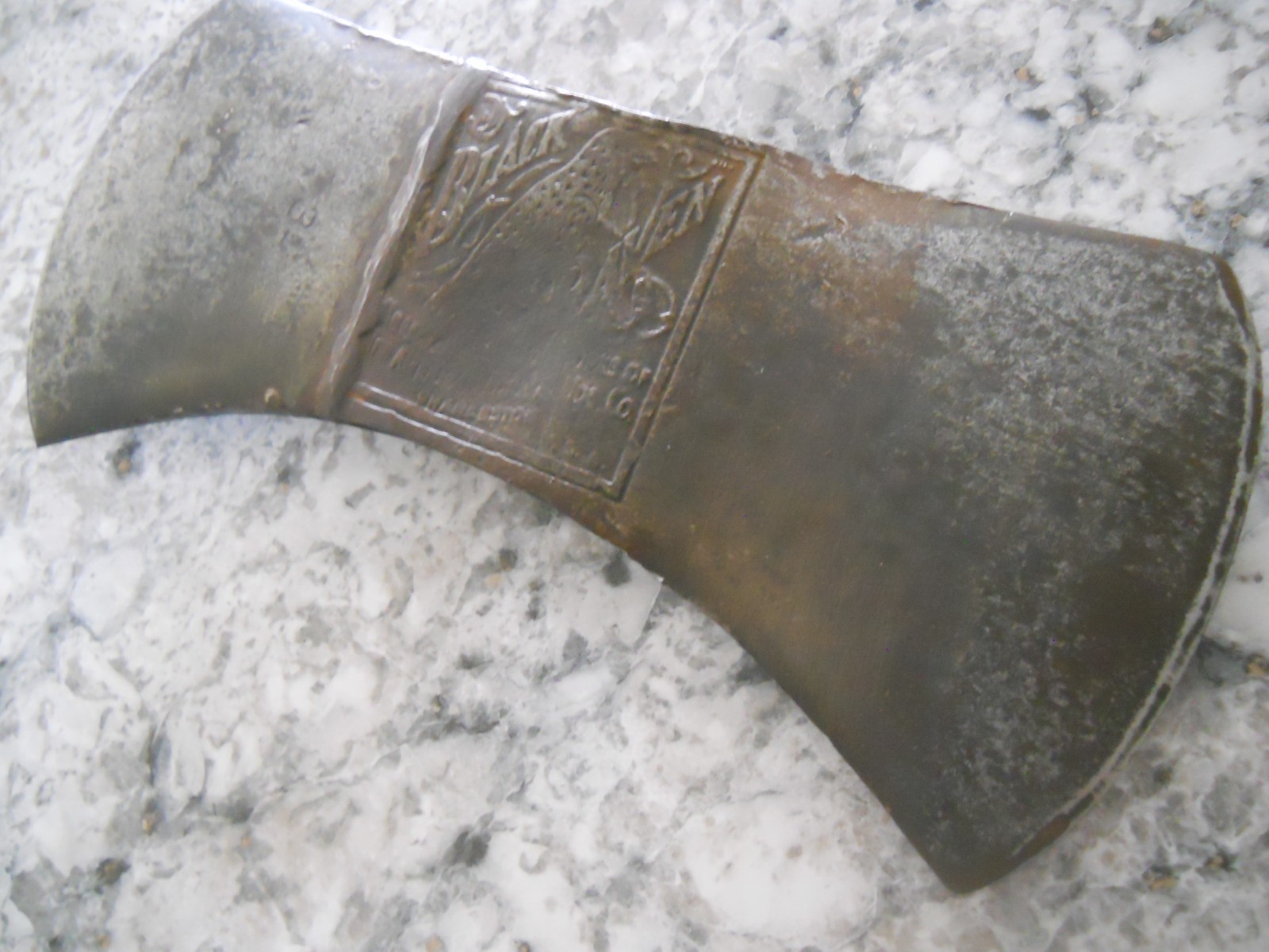VINTAGE BLACK RAVEN Double Bit Axe True Temper 3.1 Lb. Head Only ...