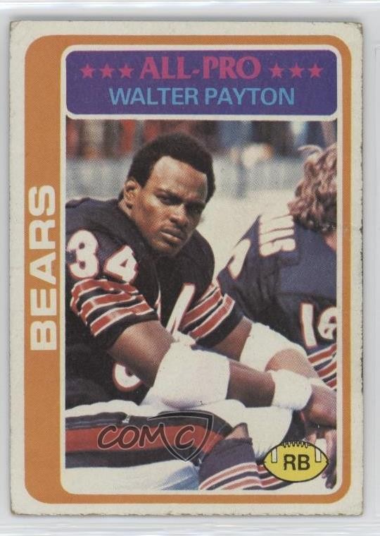 1978 Topps All-Pro Walter Payton #200 HOF 0w6