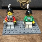 Vintage Lego Imperial Armada Minifigures Red Captain - I1