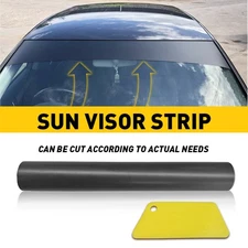 Sun Visor Strip Windshield Banner Vinyl Long Blank Lasting Decal matte USA