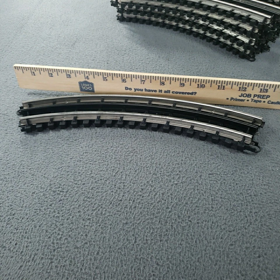 Lot of K-Line Super Snap O Gauge Model Train Track 10 Curved Pieces Bundle EUC - Image 3 of 4