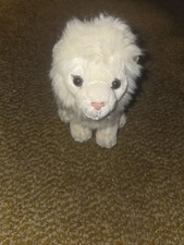 FAO SCHWARZ Cub Small Lion Off White Stuffed Plush 7" Soft Clean ToysRus