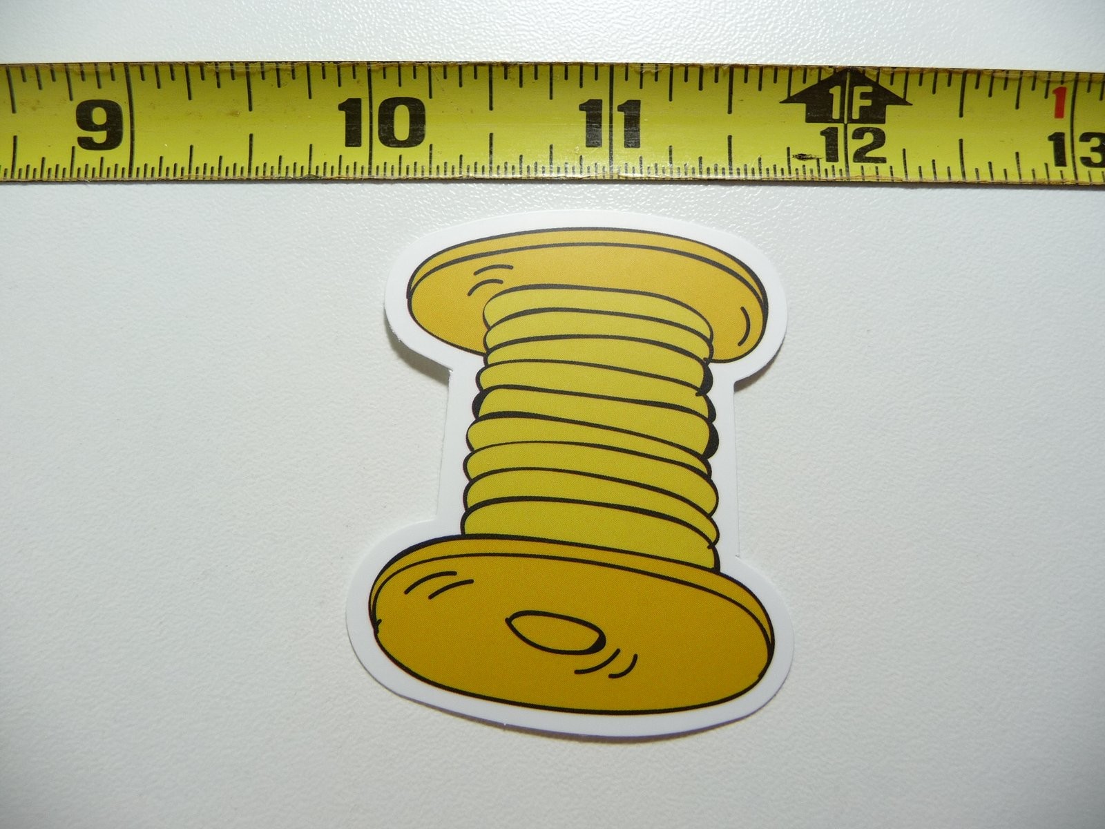 Thread Spool Decal Sticker for Sewing and Clothing Seamstress