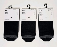 3pr Nike M 6-7.5 SPARK Lightweight No Show Running Socks W 7.5-9 DA3589-010