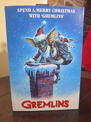 NECA Gremlins Christmas Santa Stripe 7  & Gizmo 2 . New in box Mint Condition 