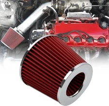 RYANSTAR RACING 89mm 3.5" High Flow Round Tapered Cone Cool Air Filter 3.5 