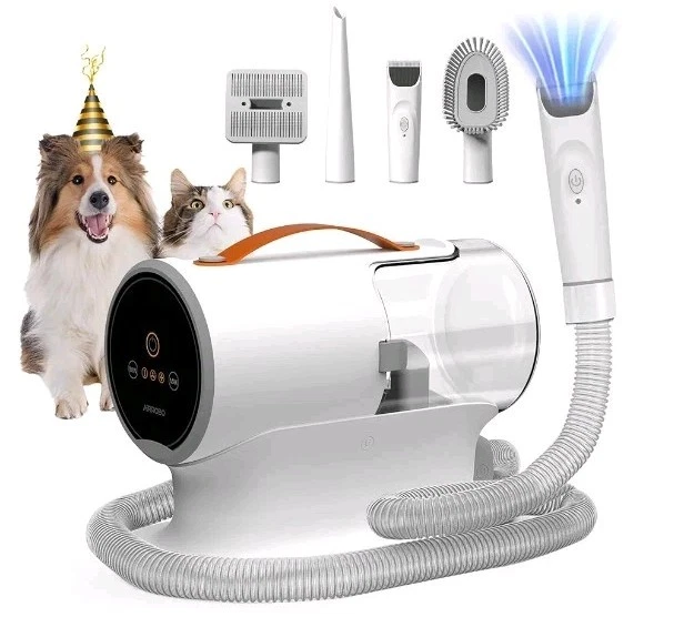 AIRROBO Dog Grooming Vacuum, 12000Pa Powerful Dog Vacuum for Shedding Groomin...