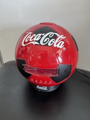 1998 Coca-Cola Soccer Ball AM/FM ALARM CLOCK Radio Works Vintage